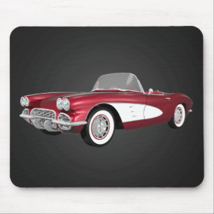 1961 Corvette C1: Snoep Apple Finish: Mousepad Muismat