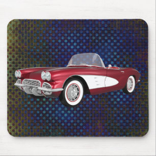 1961 Corvette C1: Snoep Apple Finish: Mousepad Muismat