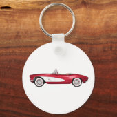 1961 Corvette C1: Snoep Apple Finish: Sleutelhanger (Voorkant)