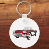 1961 Corvette C1: Snoep Apple Finish: Sleutelhanger (Voorkant)