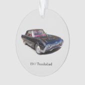 1961 Dondervoed acrylsiermiddel Ornament (voorkant)