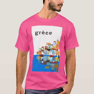 1961 Griekenland Reizen Poster T-shirt