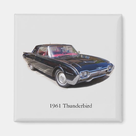 1961 Thunderbird magnet Magneet (Voorkant)