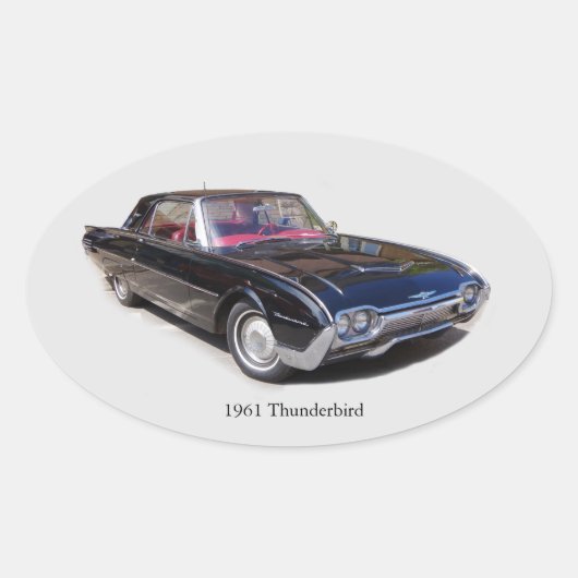 1961 Thunderbird sticker (Voorkant)