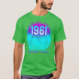 1961 Verjaardag 60e Esthetische Zonsondergang Pal T-shirt