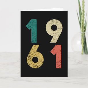 1961 vogeldagretro kaart