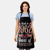 1962 60 jaar oude 60e 60e jaar perfectie schort (Gedragen)