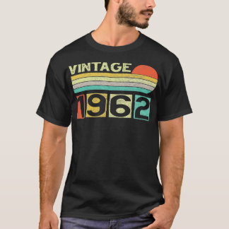  1962 60ste verjaardag Mannen van de geboorte Vrou T-shirt