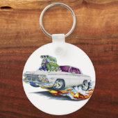 1962-63 Impala Witte auto Sleutelhanger (Voorkant)