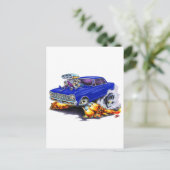 1962-65 Nova Dark Blue Car Briefkaart (Staand voorkant)