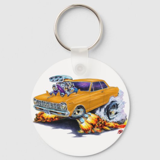 1962-65 Nova Oranje auto Sleutelhanger (Voorkant)