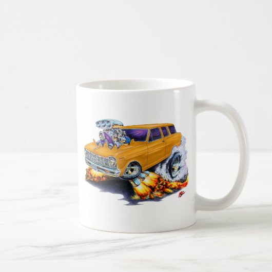 1962-65 Nova Oranje Wagon Koffiemok (Rechts)