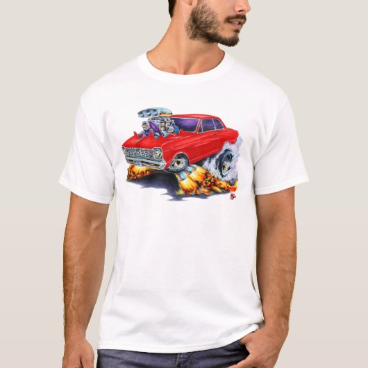 1962-65 Nova Red Car T-shirt (Voorkant)