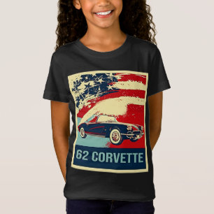 1962 C1 Corvette Pop Art Style T-shirt