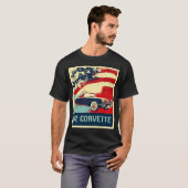 1962 C1 Corvette Pop Art Style T-shirt (Voorkant volledig)