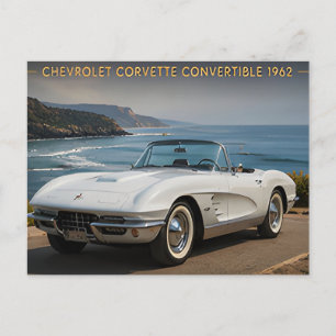 1962 Chevrolet Corvette Cabriolet Vintage Amerikaa Briefkaart