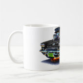 1962 Corvette zwarte auto Koffiemok (Links)