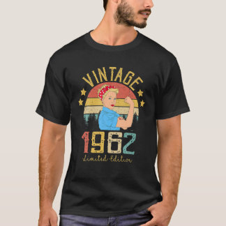 1962 gemaakt in 1962 59e verjaardag van vrouwen 5 t-shirt