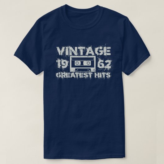1962 Grootste Hits Wit T-shirt (Design voorkant)