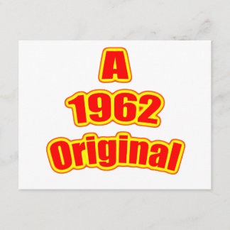 1962 Oorspronkelijk rood Kaart