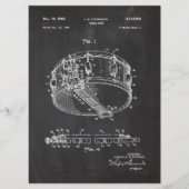 1962 Snare Drum - Patent Draw Menu (Voorkant)