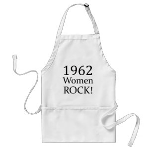 1962 Women Rock Standaard Schort