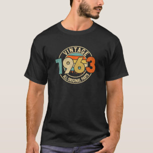 1963 58 jaar oude Gift 58th Birthday T-shirt