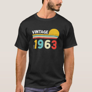 1963 60e verjaardag Gifts 60 Years Old T-shirt