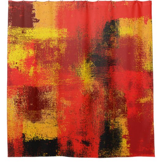 1963 Abstract douchergordijn Douchegordijn (Voorkant)