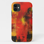 1963 Abstracte iPhone Case (Achterkant)