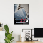 1963 Black Corvette Sting Ray Poster (Thuiskantoor)