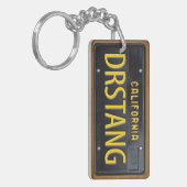 1963 California License Bord Sleutelhanger CUSTOM (Voorkant Links)