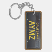 1963 California License Bord Sleutelhanger CUSTOM (Voorkant Links)