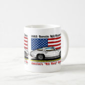 1963 Corvette Coupe Coffee Mok (Voorkant rechts)