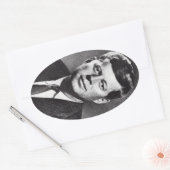 1963 in Memoriam, President Kennedy Ovale Sticker (Envelop)