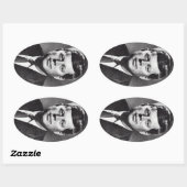 1963 in Memoriam, President Kennedy Ovale Sticker (Vel)