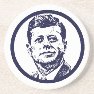 1963 JFK ZANDSTEEN ONDERZETTER