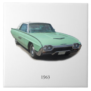 1963 klassieke auto tegel tegeltje