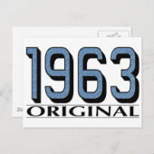 1963 Origineel Briefkaart (Voorkant / Achterkant)