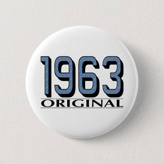 1963 Origineel Ronde Button 5,7 Cm (Voorkant)