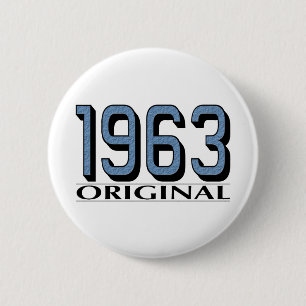 1963 Origineel Ronde Button 5,7 Cm