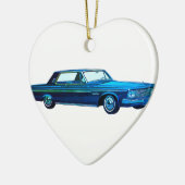 1963 Plymouth Sport Fury Keramisch Ornament (Links)