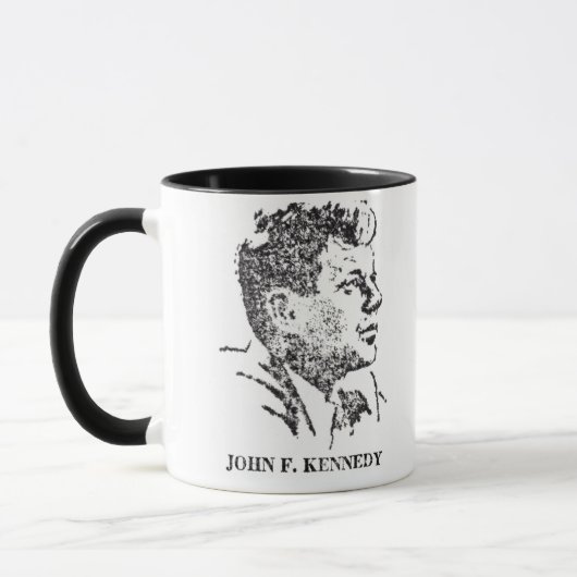 1963 Profiel van John F. Kennedy Mok (Links)