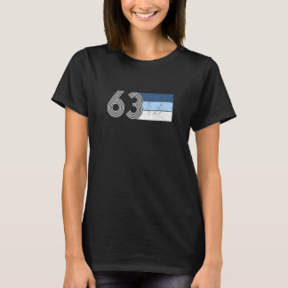 1963 Retro Blue Edition geboren in 1963 59 YE T-shirt