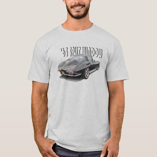 1963 Splitsing Window Corvette T-Shirt (Voorkant)