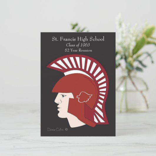 1963 Uitnodiging (Staand voorkant)