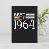 1964 56 e Birthday Jubileum Gift Kaart (Staand voorkant)