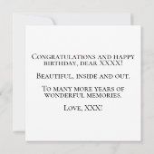  1964 60e verjaardag goud kaart (Achterkant)