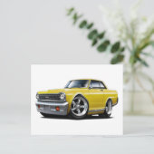 1964-65 Nova Yellow Car Briefkaart (Staand voorkant)