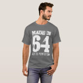 1964 âgé au T-shirt vintage d'anniversaire de (Devant entier)